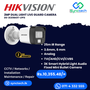 HIKVISION DS-2CE16K0T-LPFS Best Price In Sri Lanka