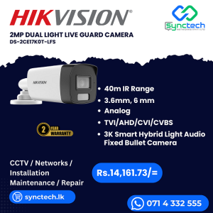 HIKVISION DS-2CE17K0T-LFS Best Price In Sri Lanka