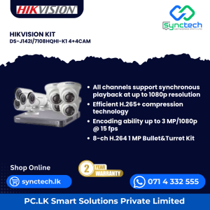 HIKVISION DS-J142I/7108HQHI-K1 4+4CAM Best Price In Sri Lanka