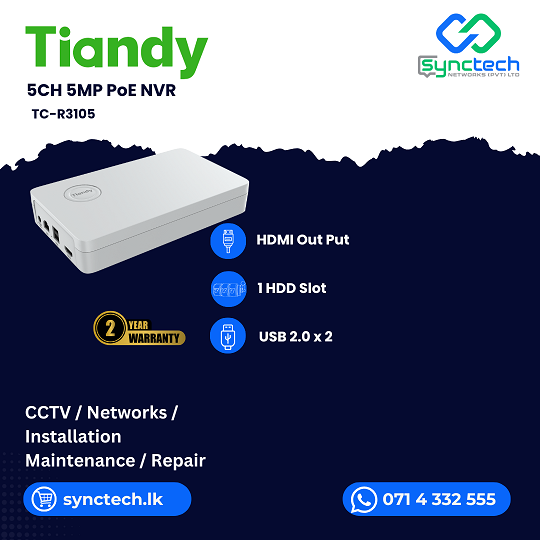 Tiandy TC-R3105 Best Price In Sri Lanka