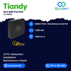 Tiandy TC-R3108 Best Price In Sri Lanka